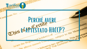 Certificato HACCP