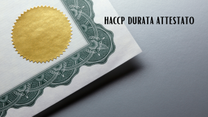 haccp durata attestato